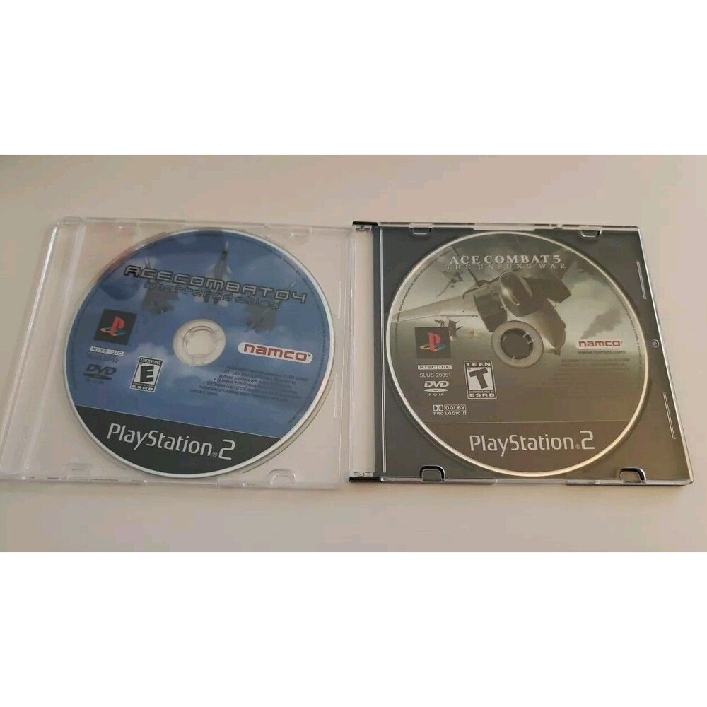 Ace Combat 4: Shattered Skies Ace Combat 5: The Unsung War PlayStation 2 Ps2 Lot